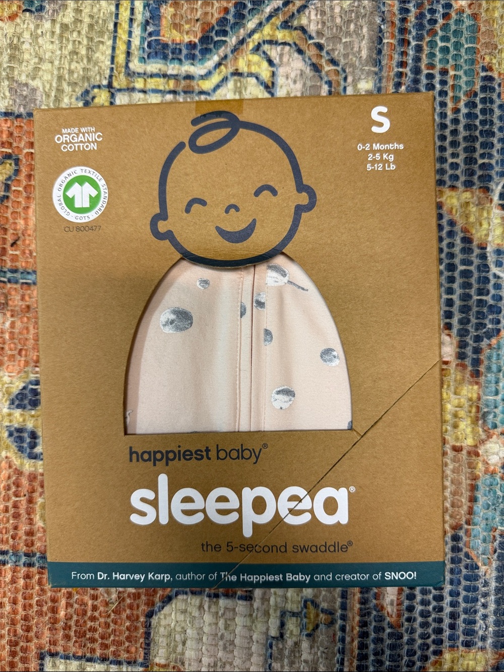 Happiest Baby Sleepea Swaddle - Pink - Small